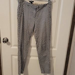 H&M Blue & White Slacks Size 4